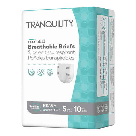 BRIEF, INCONT TRANQUILITY HVY ABSRB SM (10/BG 10BG/CS)