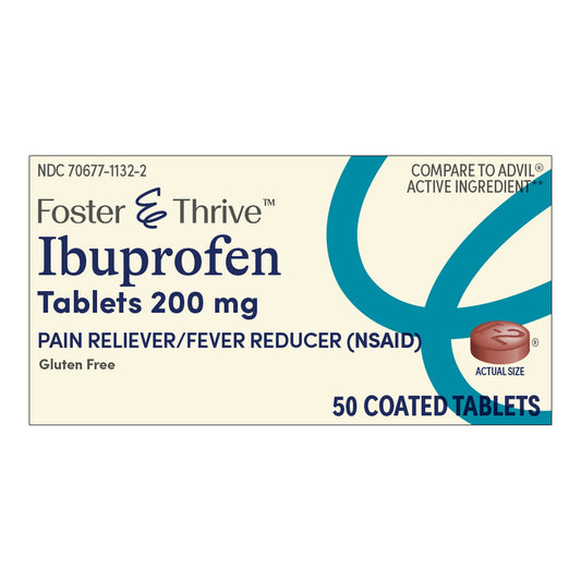 IBUPROFEN, TAB FT SM 200MG (50/BT)