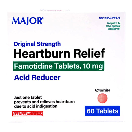 HEARTBURN RELIEF, TAB 10MG (60/BX)