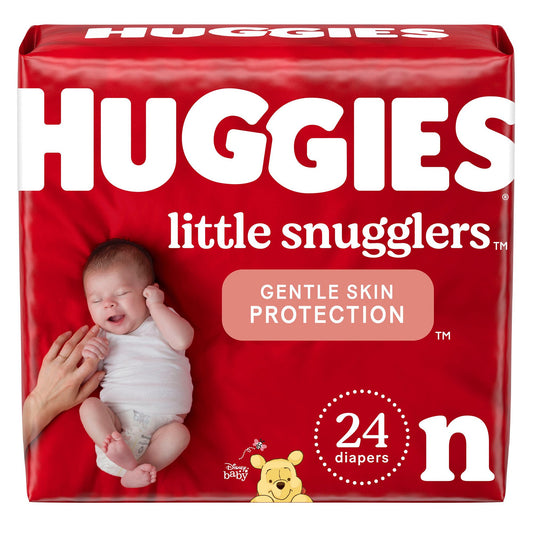 DIAPER, HUGGIES NWBRN (24PK,12PK/CS)