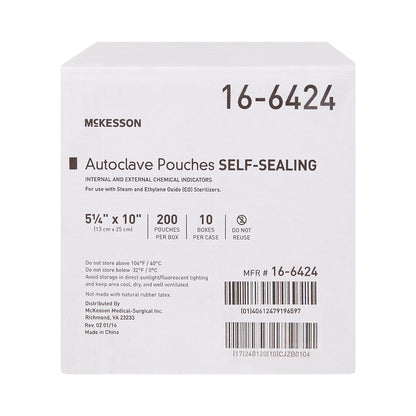 POUCH, SELF SEAL ECON 5.25X10 (200/BX 10BX/CS)
