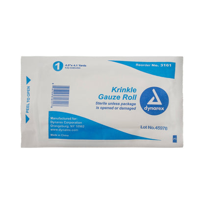 BANDAGE, GAUZE CRINKLE STR 4.5"X4.1YD (1/PK 100PK/CS)