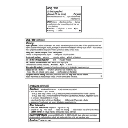 PEPTO-BISMOL, SUSP 262MG/15ML 4OZ