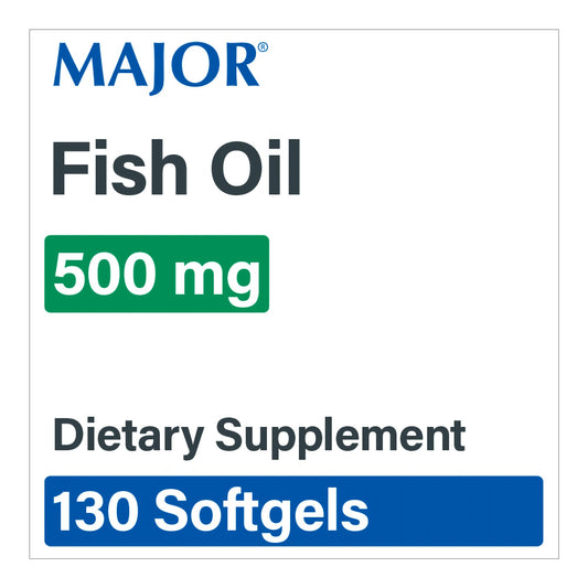 FISH OIL, CAP 60-90MG 500MG (130/BT)