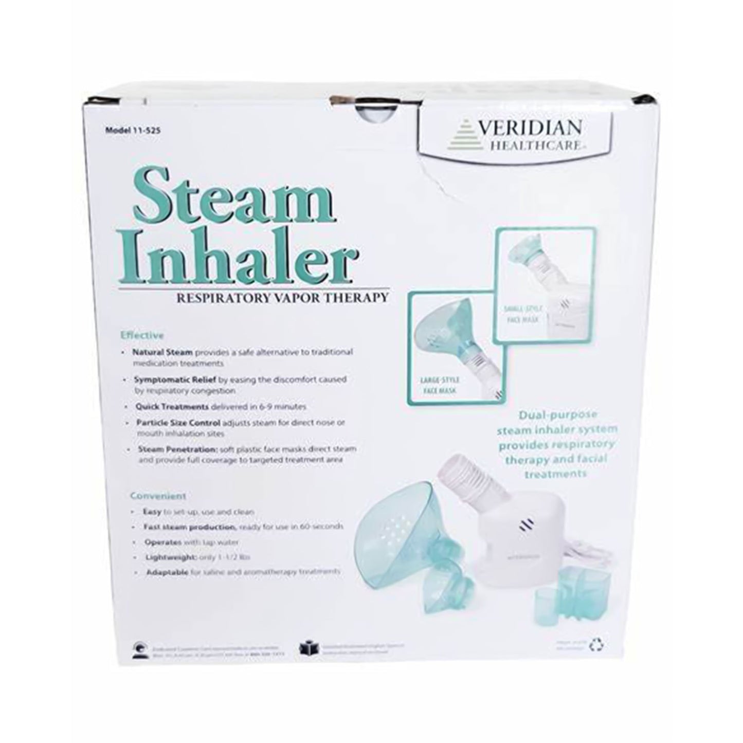 THERAPY SYS, STEAM INHALER RESPIRATORY VAPOR (4/CS)