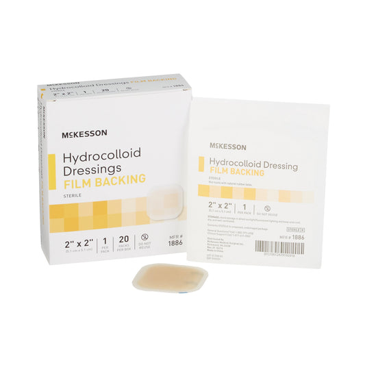 DRESSING, HYDROCOLLOID FILM-BCK STR 2X2"(20/BX 20B