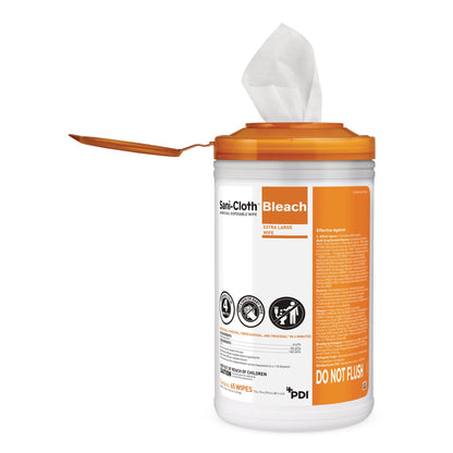 SANI-CLOTH, GERMICIDAL W/BLEACH XLG (65/CN 6NC/CS)
