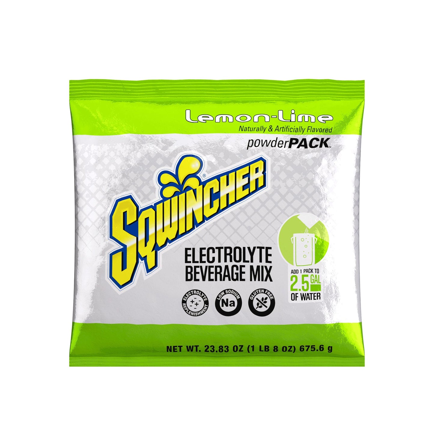 SQWINCHER, PDR MIX LMN LIME MAKES 2.5GL (32PK/CS)