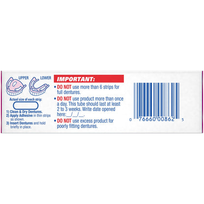 ADHESIVE, DENTURE FIXODENT ORIG CLEAN .75OZ (24/CS