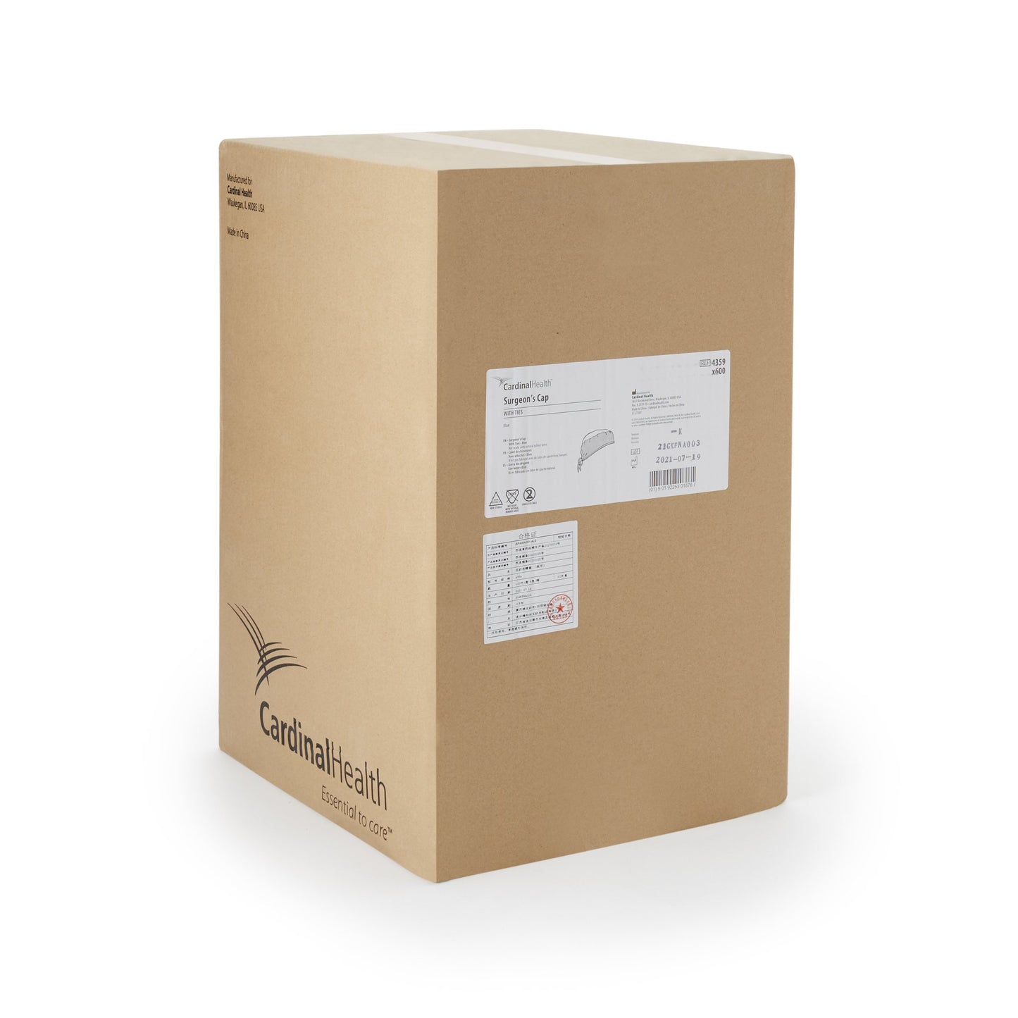 CAP, SURG TIE BLU (100/CT 6CT/CS)