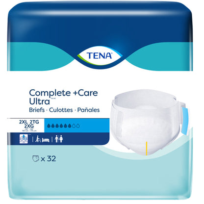 BRIEF, INCONT TENA UNSX COMPLETE CARE 2XLG (32/PK 2PK/CS)