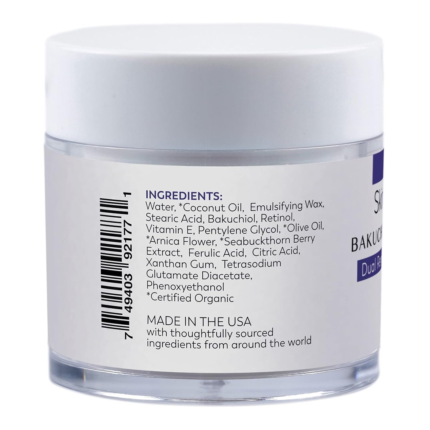 CREAM, FACE BAKUCHIOL+ RETINOLDUAL RENEWAL PM 1.6OZ (12/CS)