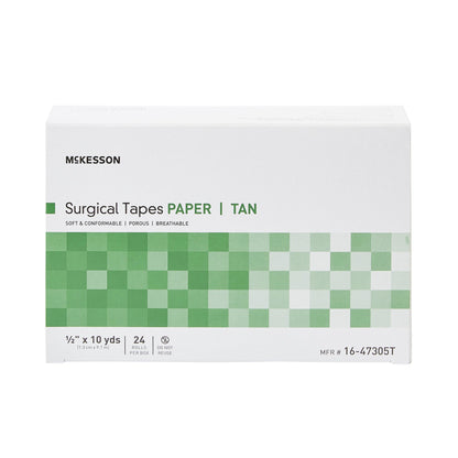 TAPE, ADHSV PAPER BRN 1/2"X10YDS (24RL/BX 12BX/CS)