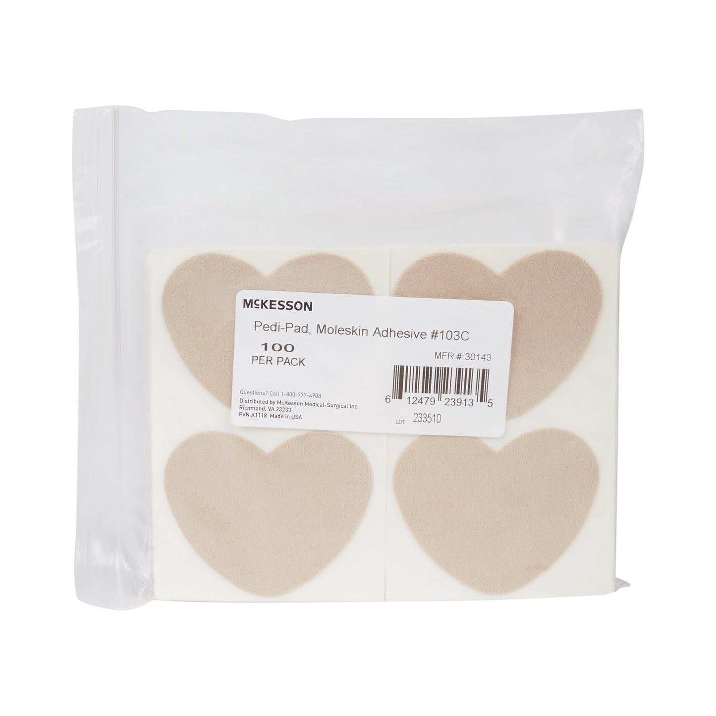 PEDI-PAD, MOLESKIN ADH #103-C /PK 10PK/CS)