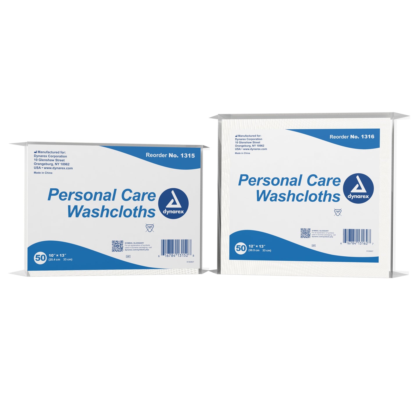WASHCLOTH, DRY 10"X13" (50/BG 10BG/CS)