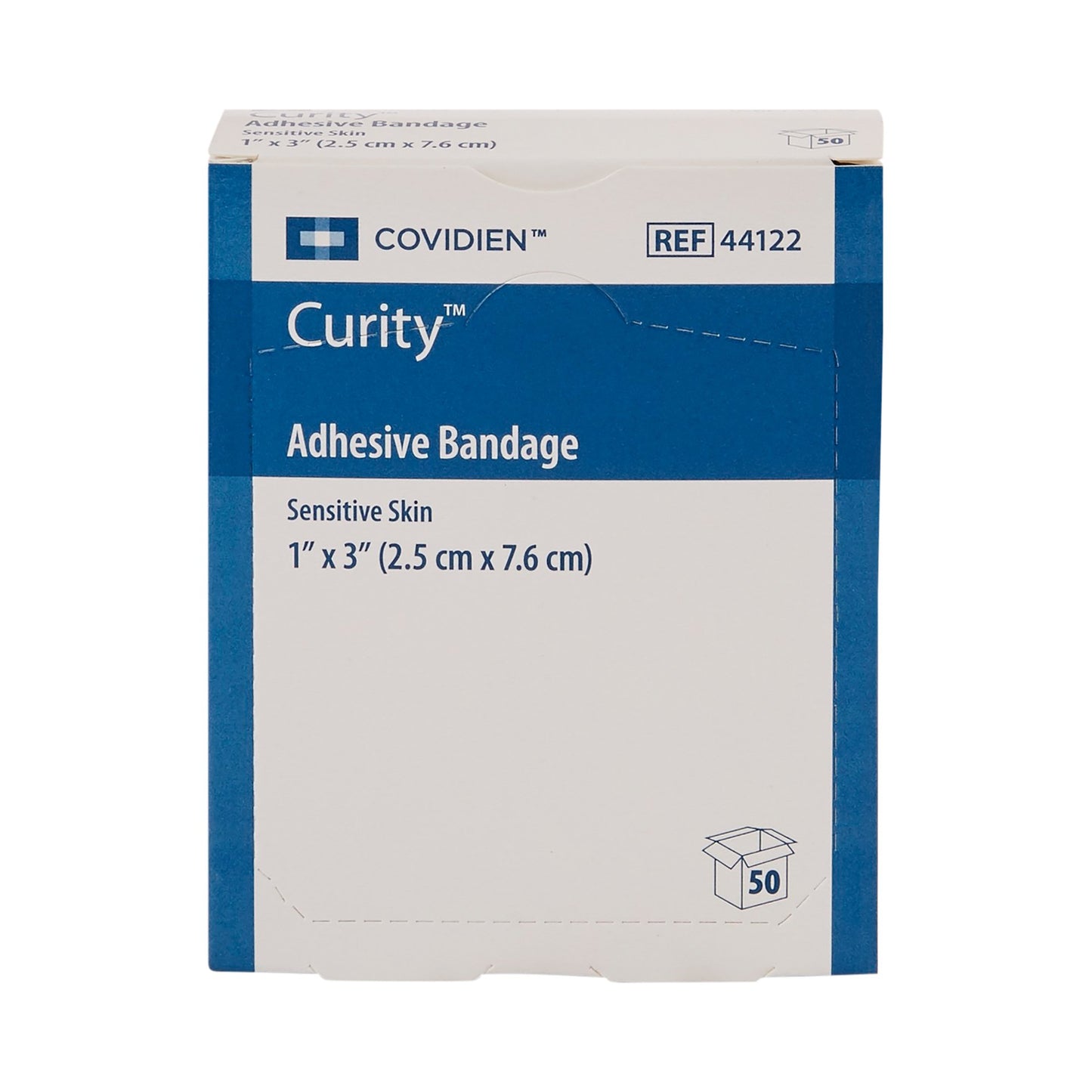 BANDAGE, ADH SENSITIVE SKIN 1"X3" (50/BX 24BX/CS) KENDAL
