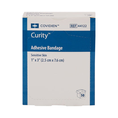 BANDAGE, ADH SENSITIVE SKIN 1"X3" (50/BX 24BX/CS) KENDAL