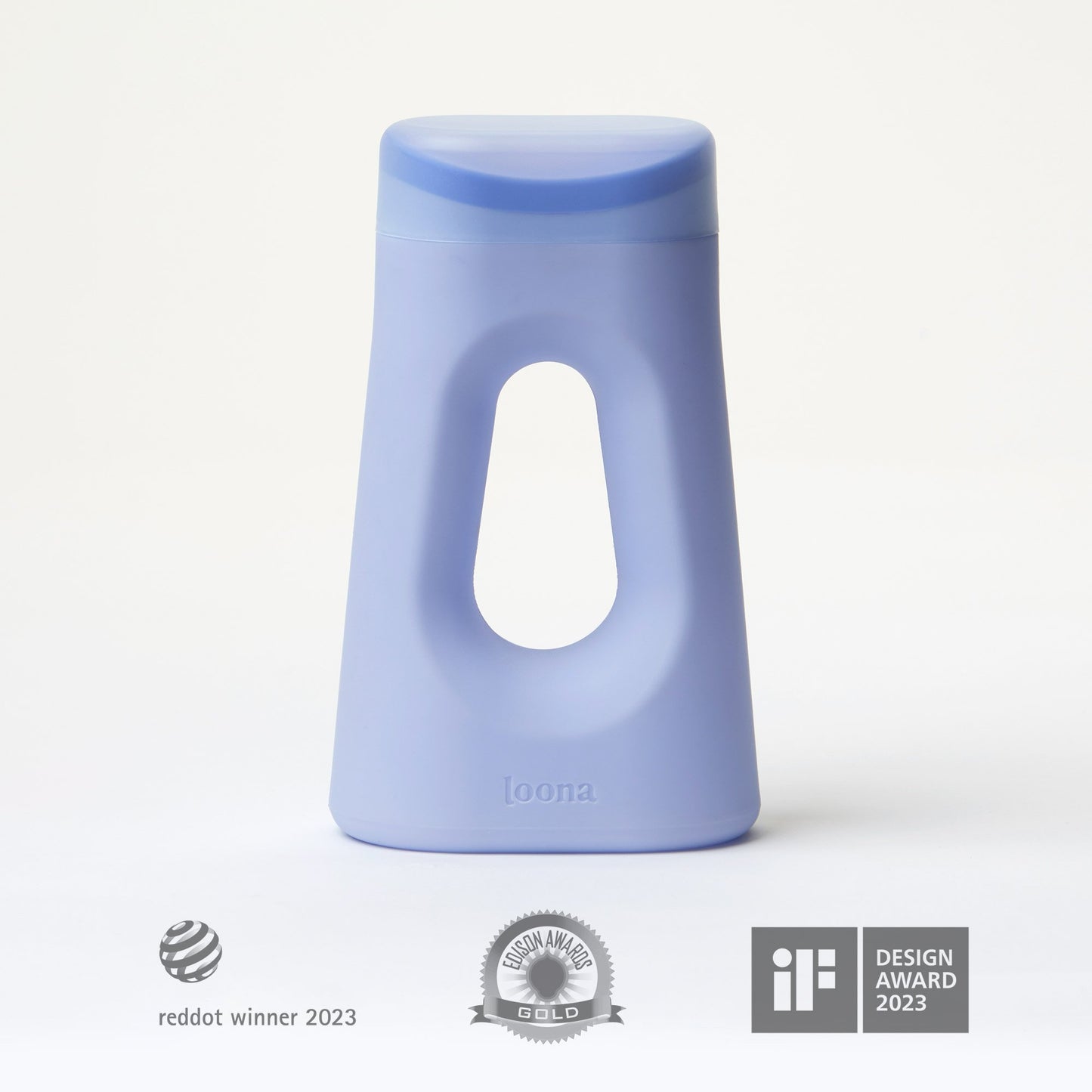 URINAL, PORTABLE F/BEDSIDE & ON-THE-GO LOONA FML BLU (24/CS)