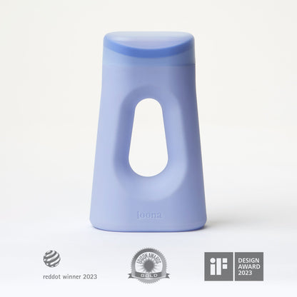 URINAL, PORTABLE F/BEDSIDE & ON-THE-GO LOONA FML BLU (24/CS)
