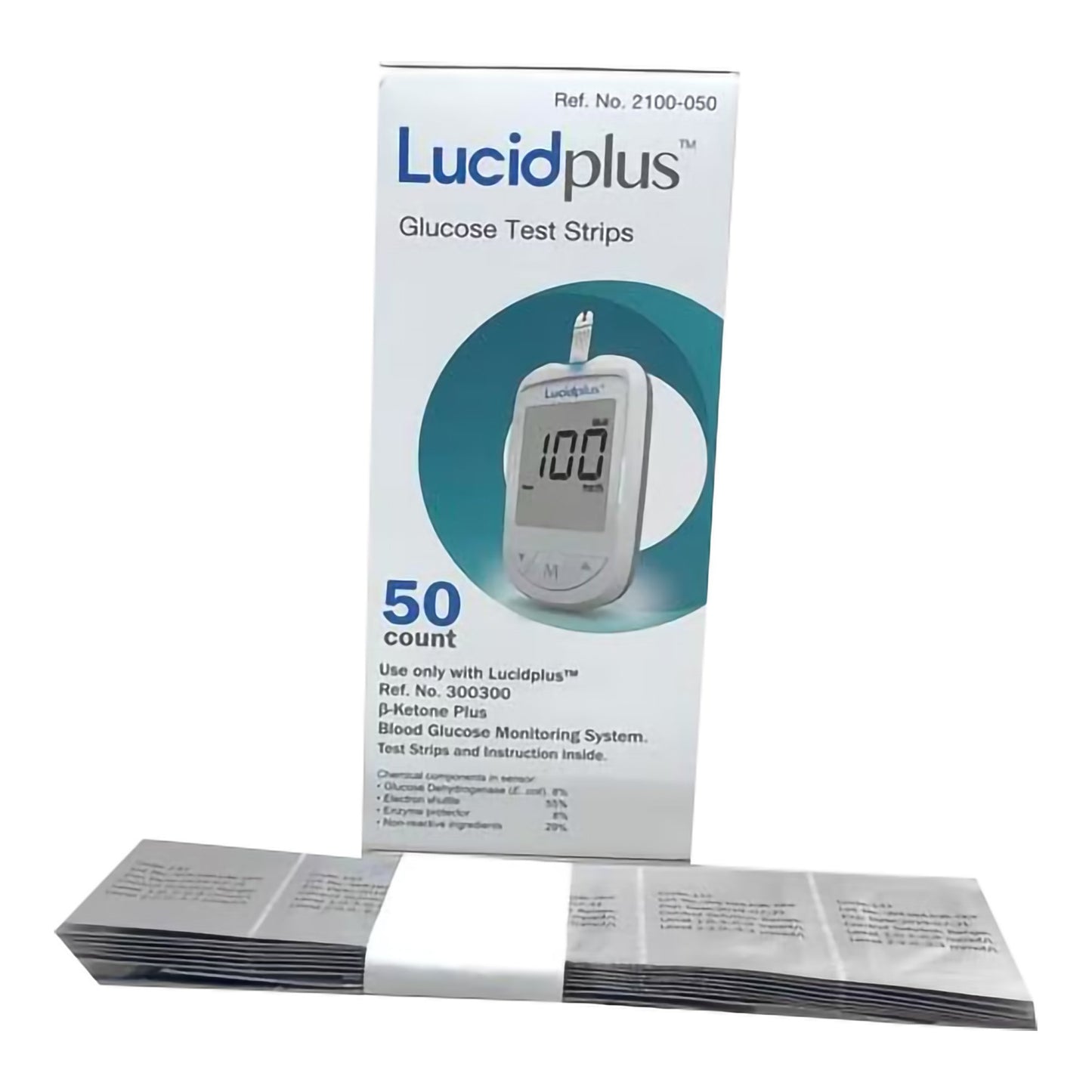 TEST STRIP, GLUCOSE LUCIDPLUS (50/BX)