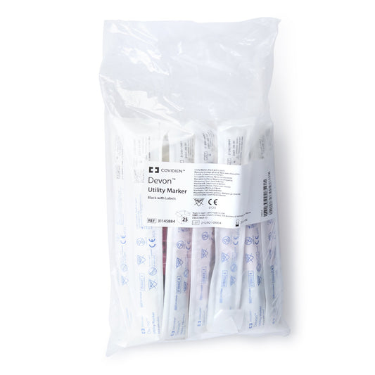 MARKER, UTILITY W/LABELS (25/BX) KENDAL