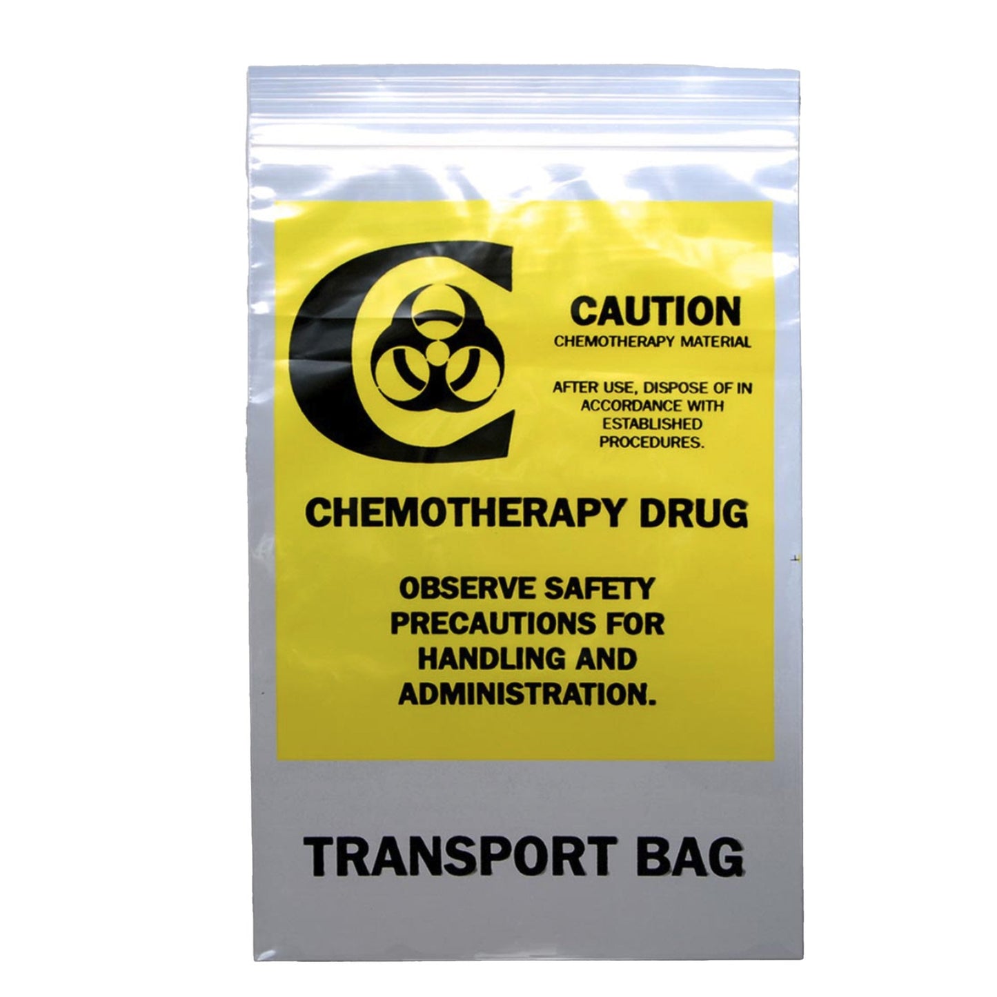 BAG, CHEMO 9X12 4MIL SEALTOP (100/PK 10PK/CS)