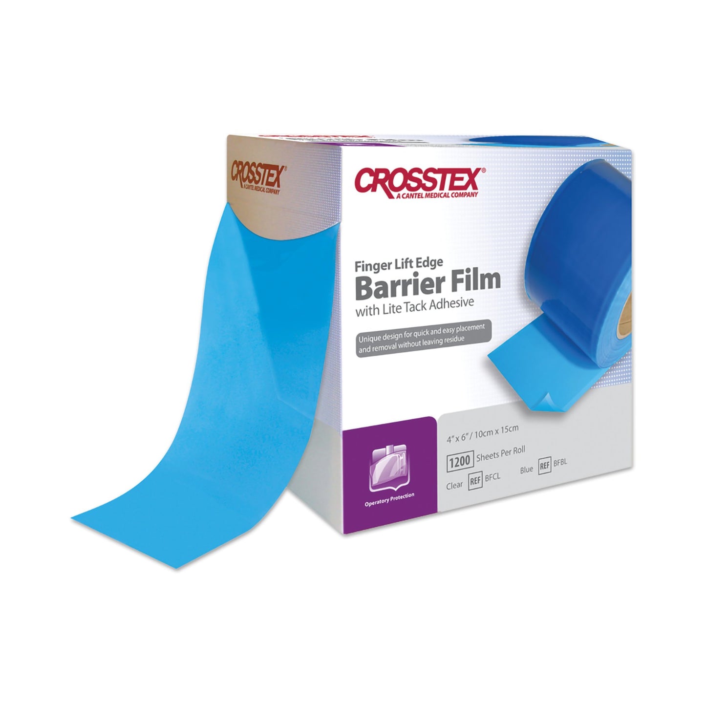 FILM, BARRIER BLU 4X6" (1200/RL 8RL/CS) CROSTX