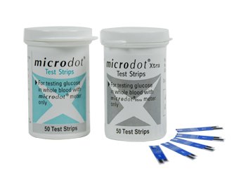 TEST STRIP, BLD GLUC MICRODOT (50/BX 150BX/CS)