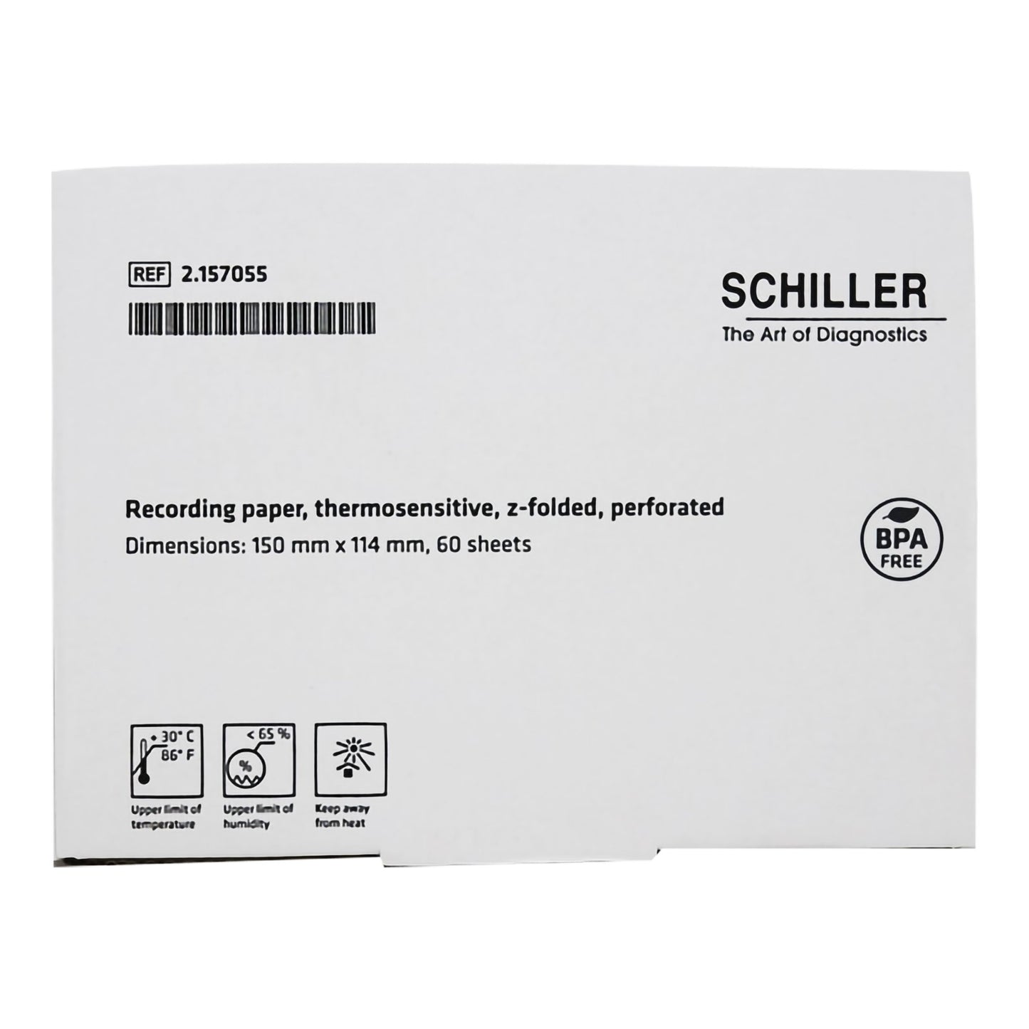 PAPER, THERMAL CHART F/FT-1 EKG UNIT (10/CS)
