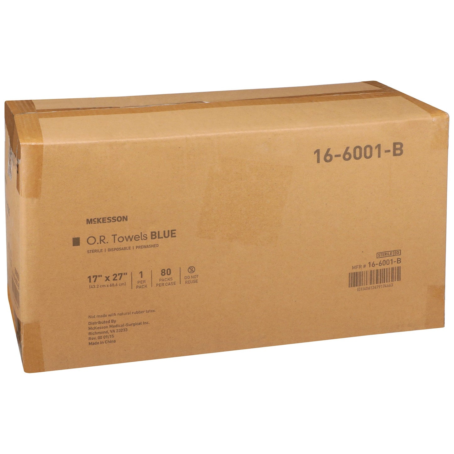 TOWEL, OR STR BLU (1/PK 80/CS)