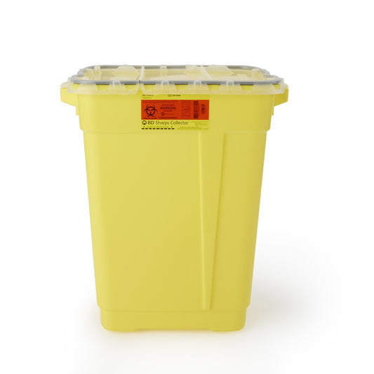 CONTAINER, SHARPS CHEMO YLW 17GL W/LID (5/CS)