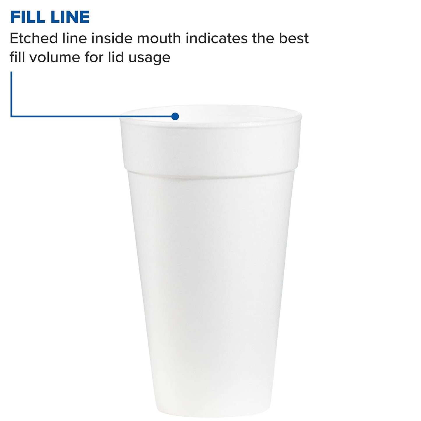 CUP, STYROFOAM 20OZ (20/SL 25 SL/CS) WNCUPP