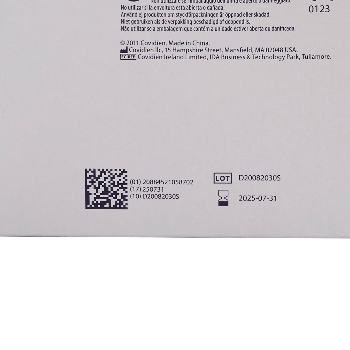 SPONGE, GAUZE 8PLY STR 4"X4" (2/PK 25PK/TR)