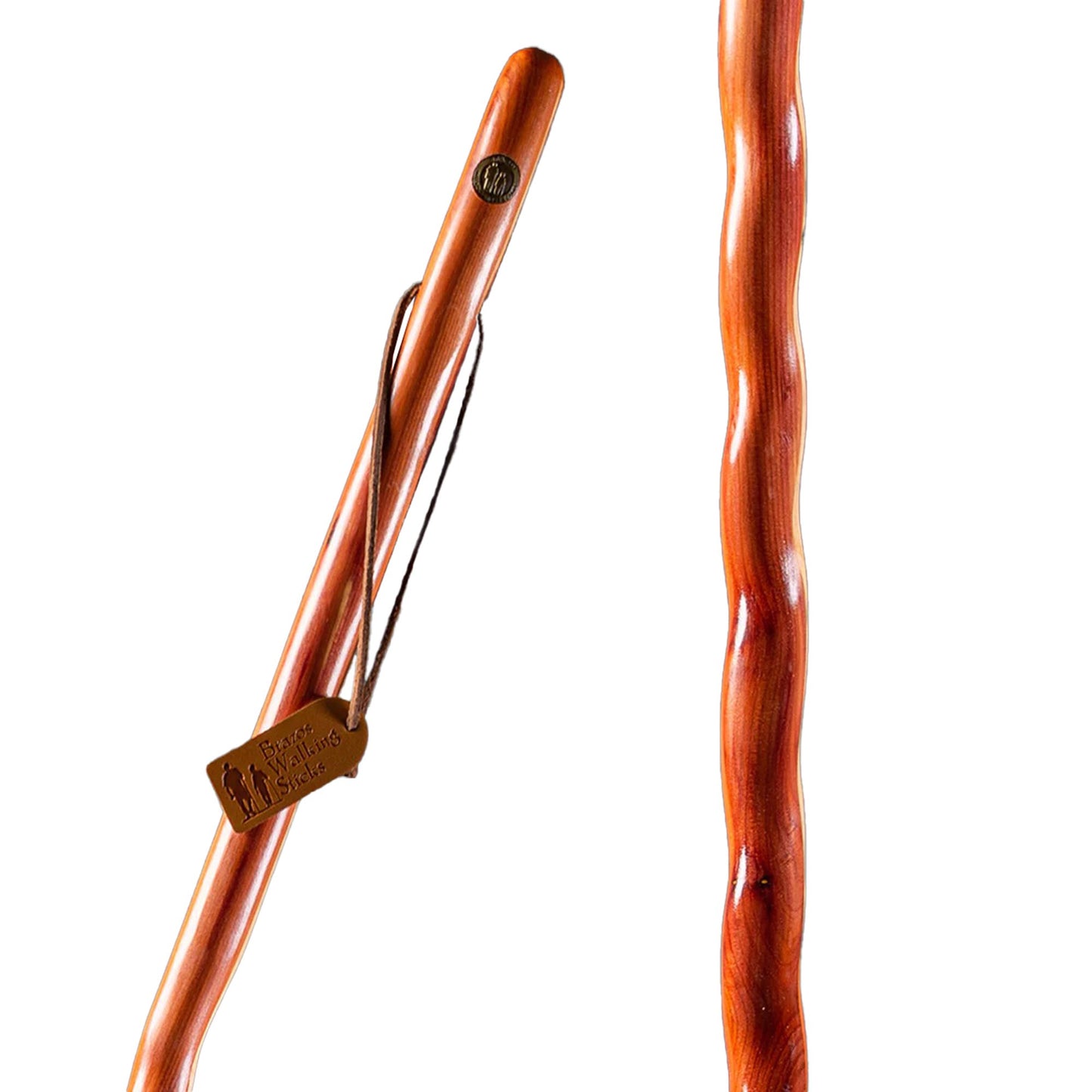 STICK, WALKING WOOD BRAZOS 58 TWISTED AROMATIC CEDAR 58"