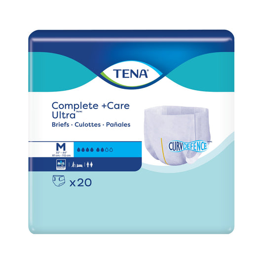 BRIEF, ULTRA TENA COMPLETE +C ARE MED (20/PK, 4PK/CS)