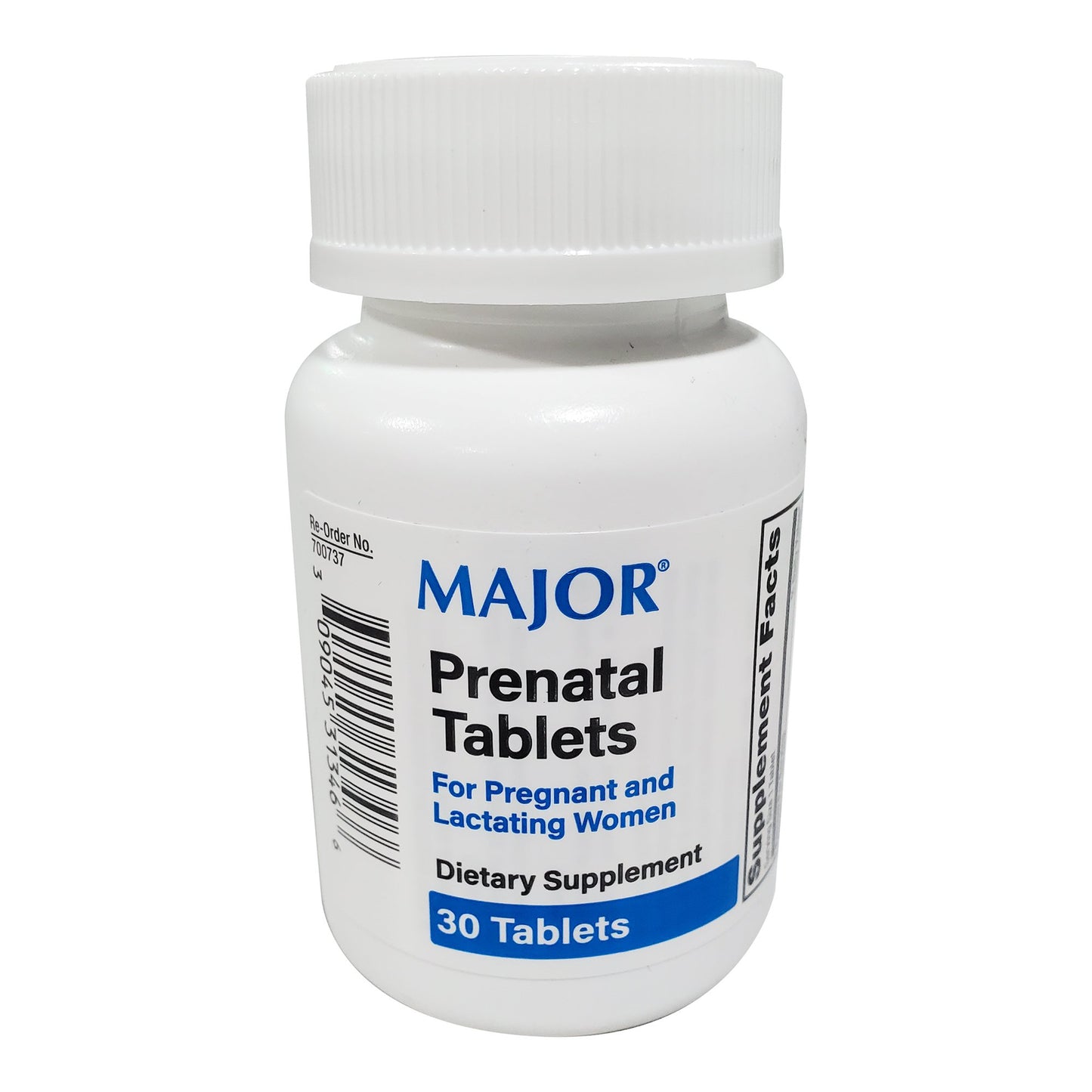 PRENATAL VITAMIN, TAB 27MG/0.8MG (30/BT)