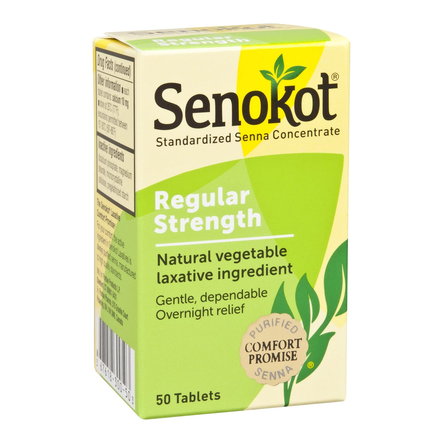 SENOKOT, TAB 8.6MG (50/BT)