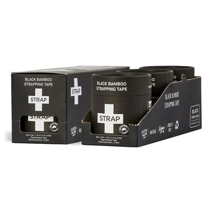 TAPE, SPORTS STRAP BAMBOO BLK 5CMX5CMX5.5YDS (1/TU 3TU/BX)