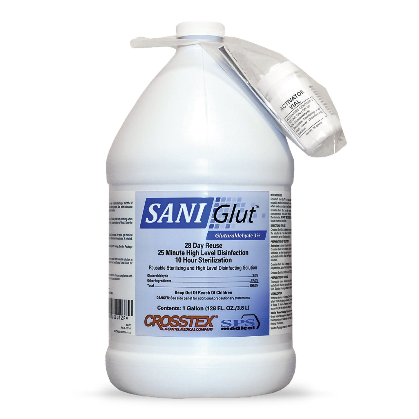 DISINFECTANT, GLUTARALDEHYDE SANI 3% GL (4/CS)