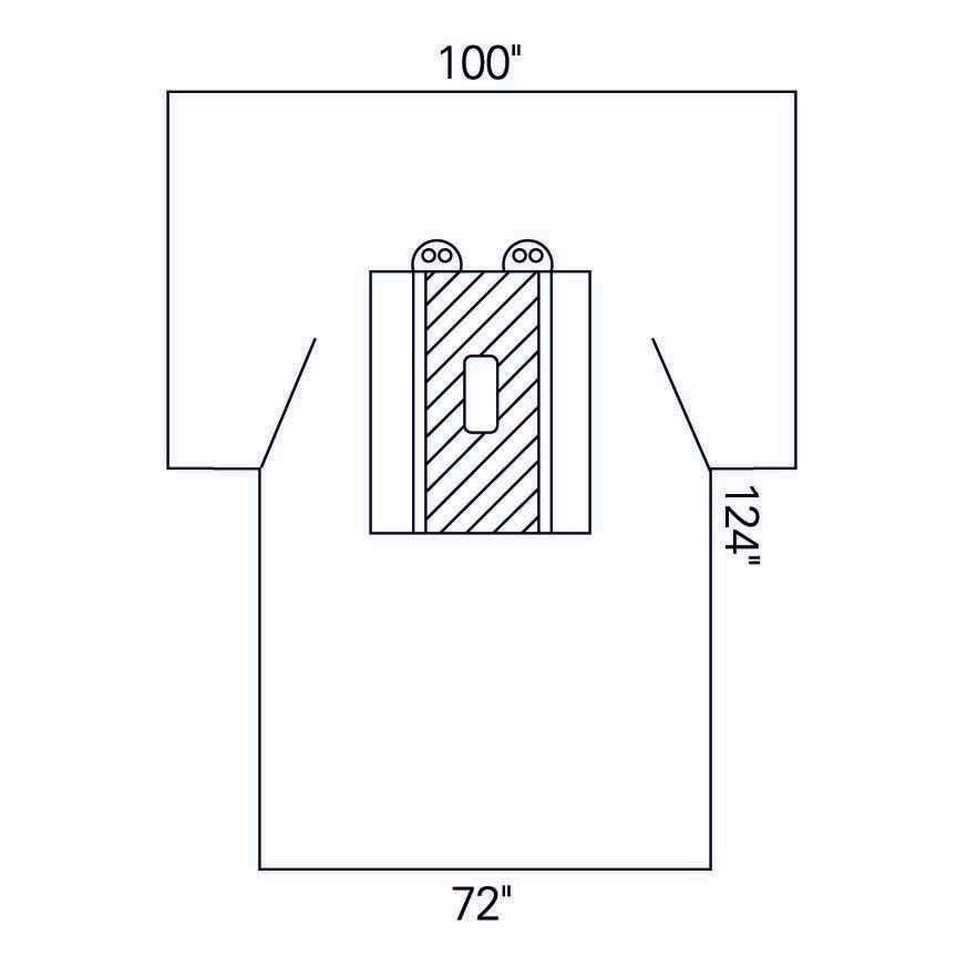 DRAPE, LAPAROTOMY W/POUCH (13/CS)