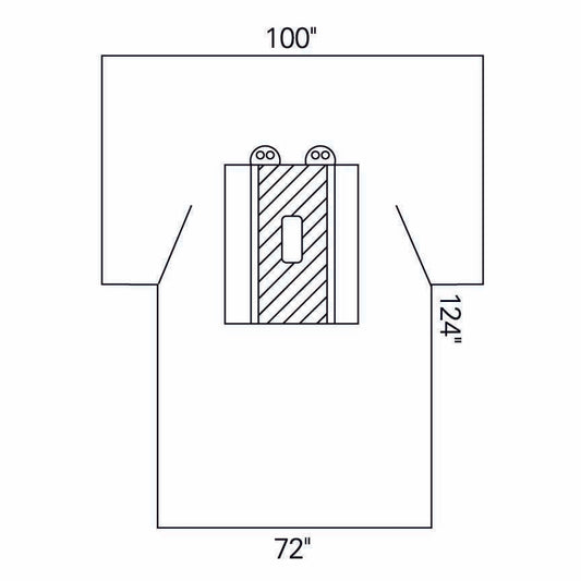 DRAPE, LAPAROTOMY W/POUCH (13/CS)