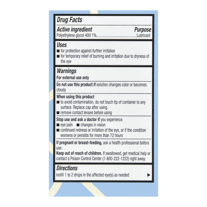 DRY EYE RELIEF, DRP FT SM 0.5OZ