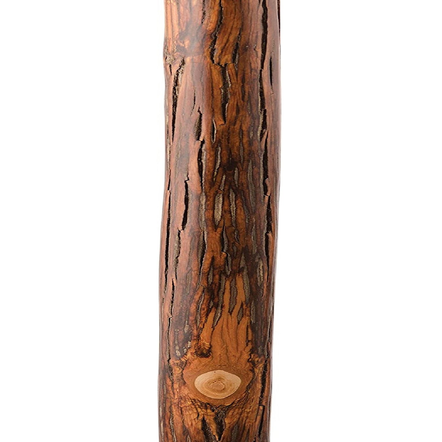 STICK, WALKING WOOD BRAZOS 58 FREE FORM LEATHER SAFARI 58"
