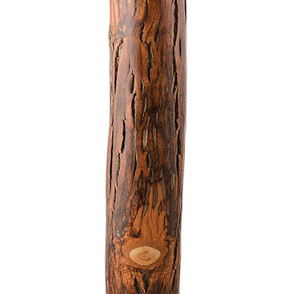 STICK, WALKING WOOD BRAZOS 58 FREE FORM LEATHER SAFARI 58"