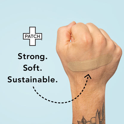 BANDAGE, ADH PATCH NAT BAMBOO (25/TU 3TU/BX 8BX/CS)