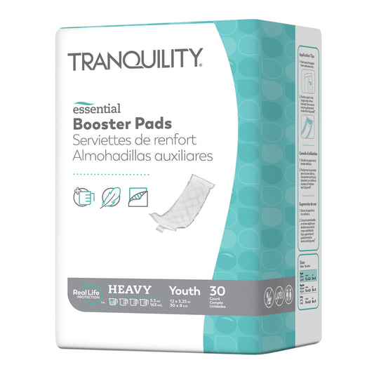 PAD, INCONT TRANQUILITY ESSENTBOOSTER 12X3.25" (30/BG 6BG/C