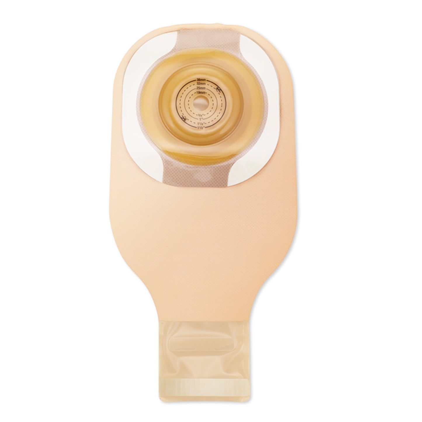 POUCH SYS, OST DRN FLEXTEND T PE FLTR CTF BGE 2 1/8" (5/BX)