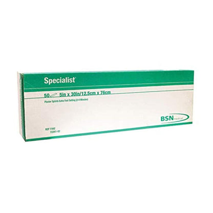 SPLINT, PLASTER CAST SPEC XFAST WHT 5"X30" (50/B