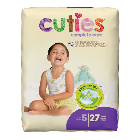 DIAPER, BABY CUTIES SIZE5 (27/PK 4PK/CS)