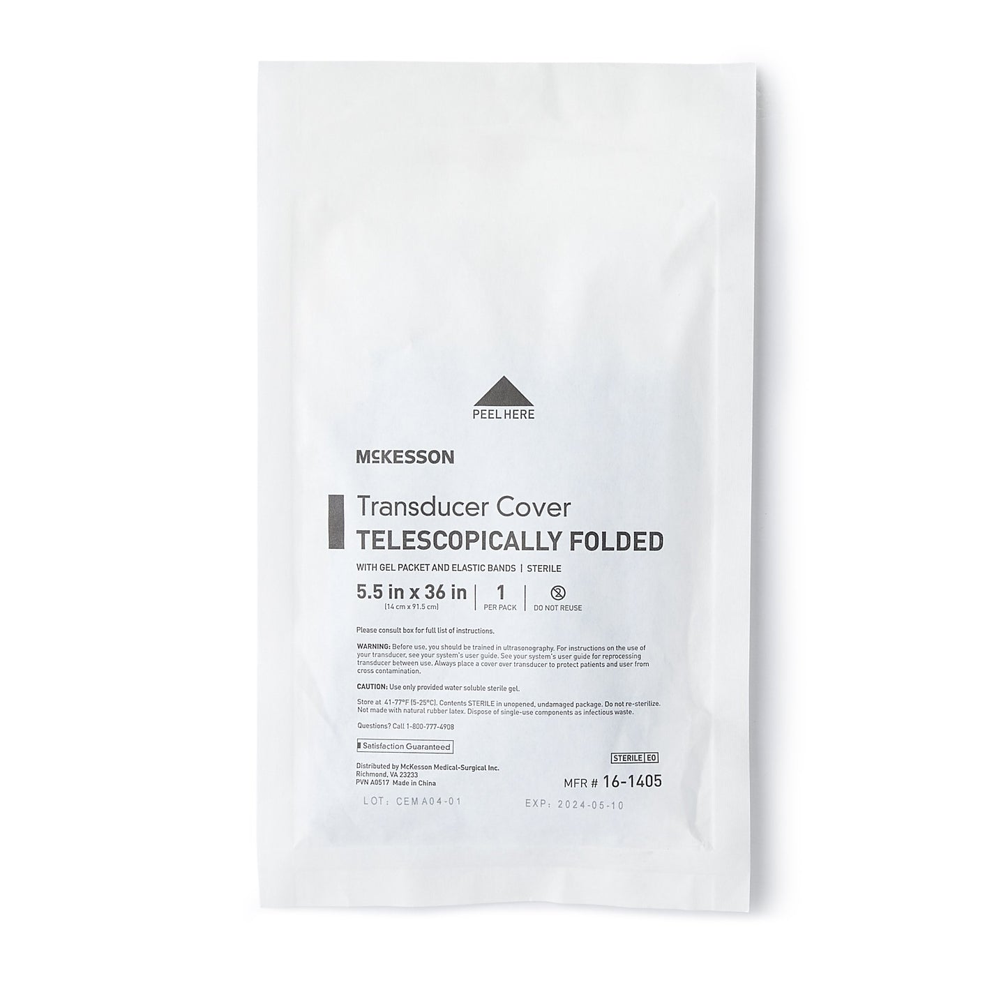 COVER, TRANSDUCER LF STR 5.5"X36" (24/BX 10BX/CS)